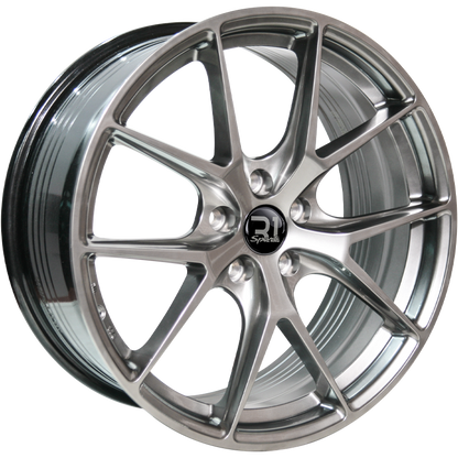 19X8.5 5-114.3 R1 SPORT G696 HYPER BLACK ET38 CB73.1