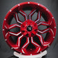 22X12 8-170 R1 SPORT LP109 CANDY RED MILLED ET-44 CB125.2
