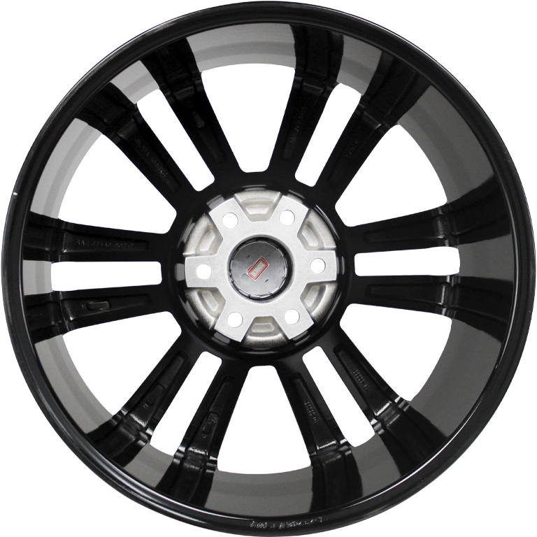 22X9 6-139.7 R1 SPORT 6118 BLACK MACHINE FACE ET24 CB78.1